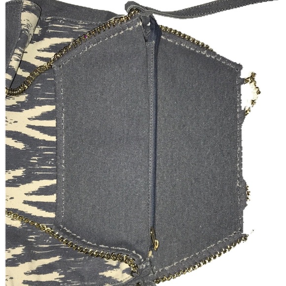 I.N.C International Concepts Canvas Chain Link Bag - Picture 5 of 8